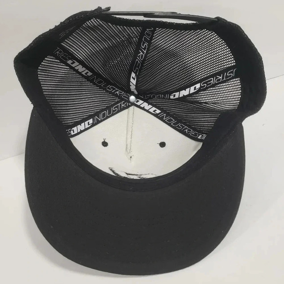 One Industries Black Mesh Snapback Trucker Hat with Graphics. - Picture 3 of 5